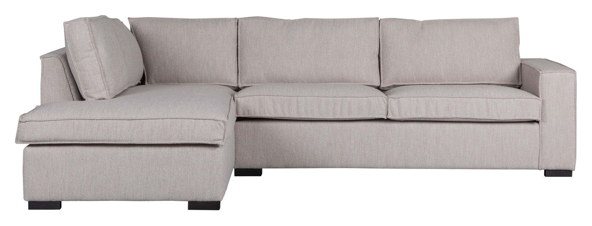 Woood Hajo Sofa m. venstrevendt chaiselong, Natur Bouclé - Unoliving.com