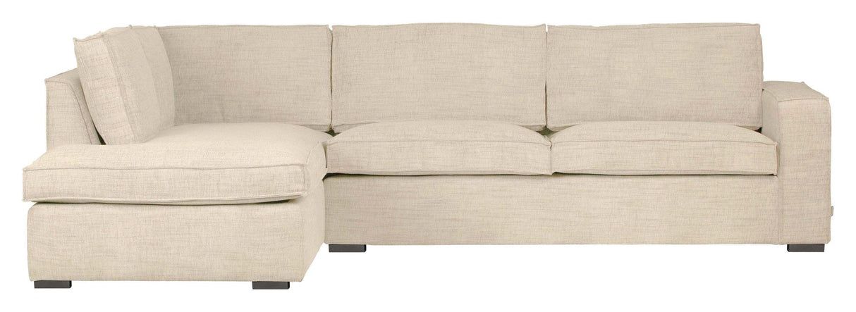 Woood Hajo Sofa m. venstrevendt chaiselong, Offwhite melange - Unoliving.com