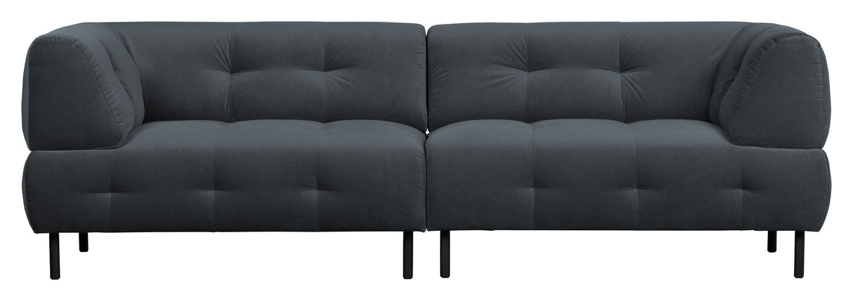 Lloyd 4-pers. Sofa, Mat cloud velour - Unoliving.com