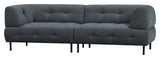 Lloyd 4-pers. Sofa, Mat cloud velour - Unoliving.com