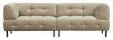 Lloyd 4-pers. Sofa, Mat sea salt velour - Unoliving.com