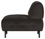 Lloyd Lænestol u/armlæn, Mat cast iron velour - Unoliving.com