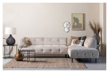 Lloyd Sofa m. chaiselong, højrevendt - Beige - Unoliving.com