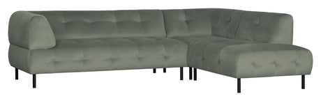 Lloyd Sofa m. chaiselong, højrevendt - Grøn - Unoliving.com