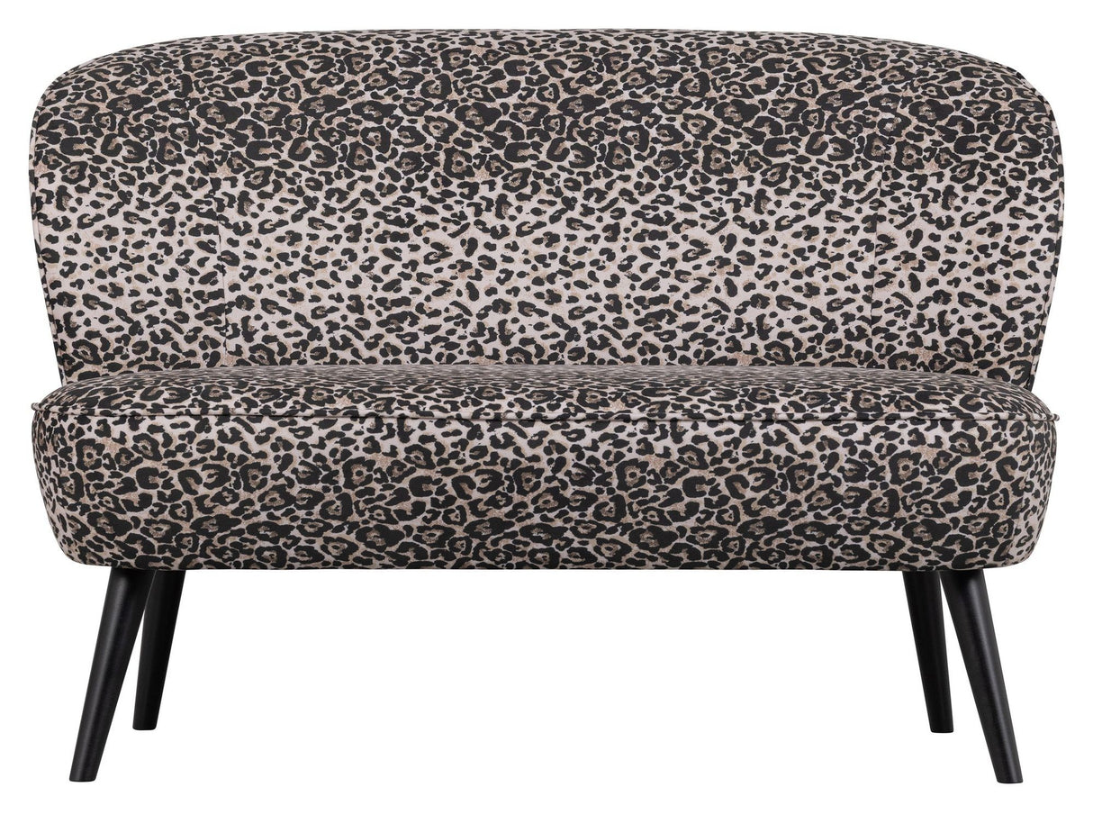 Megan 2-pers. Sofa m. Panther Print