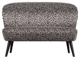 Megan 2-pers. Sofa m. Panther Print