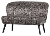 Megan 2-pers. Sofa m. Panther Print