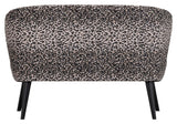 Megan 2-pers. Sofa m. Panther Print