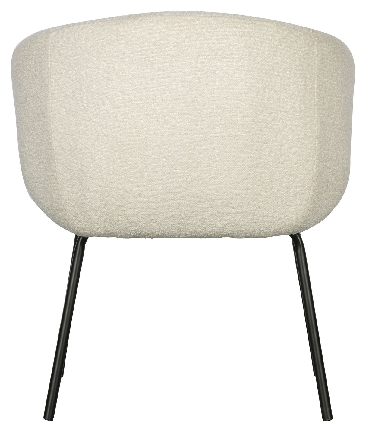 Woood Noelle Spisebordsstol, Offwhite Boucle - Unoliving.com