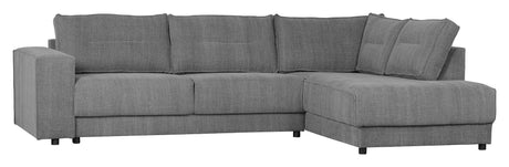 Woood Randy Sofa m. højrevendt chaiselong, Anthracite - Unoliving.com