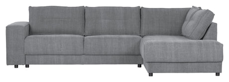 Woood Randy Sofa m. højrevendt chaiselong, Grå - Unoliving.com