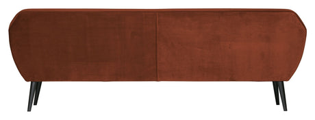 Woood Rocco 4-pers Sofa - Rust Velour - Unoliving.com