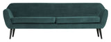 Woood Rocco 4-pers Sofa - Teal Velour - Unoliving.com