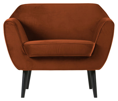 Woood Rocco Lænestol - Rust Velour - Unoliving.com