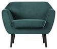 Woood Rocco Lænestol - Teal Velour - Unoliving.com