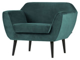 Woood Rocco Lænestol - Teal Velour - Unoliving.com