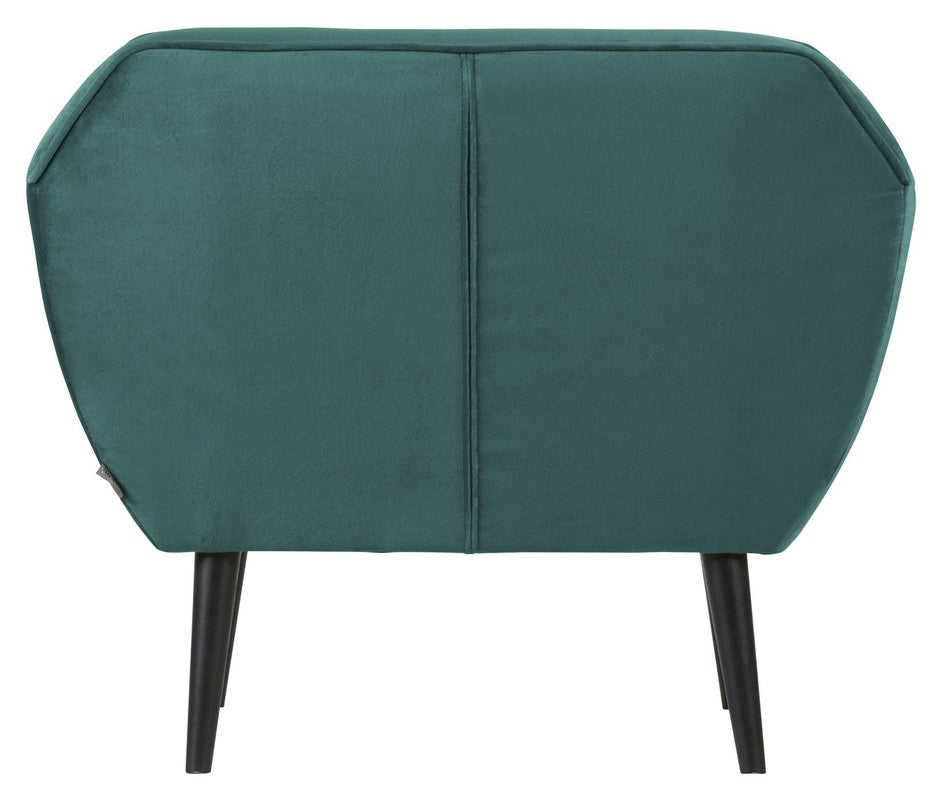 Woood Rocco Lænestol - Teal Velour - Unoliving.com