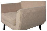 Rocco Loungestol Teddy Sand - Unoliving.com