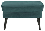 Woood Rocco Puf - Teal Velour - Unoliving.com