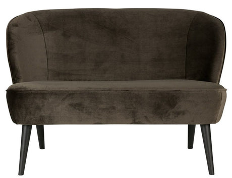 Woood - Sara Loungesofa - Grøn Velour - Unoliving.com