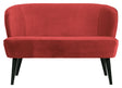 Woood Sara Loungesofa - Raspberry Velour - Unoliving.com