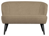 Sara Loungesofa, Teddy Sand/Sorte ben - Unoliving.com