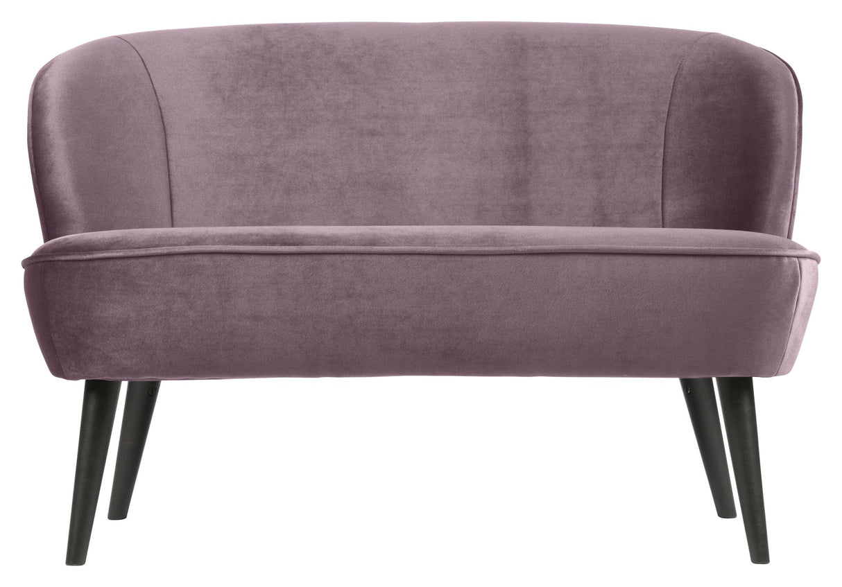 Sara Loungesofa - Varm lilla fløjl - Unoliving.com