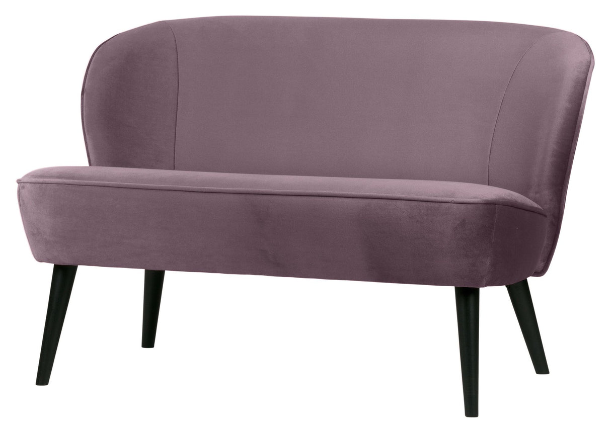 Sara Loungesofa - Varm lilla fløjl - Unoliving.com