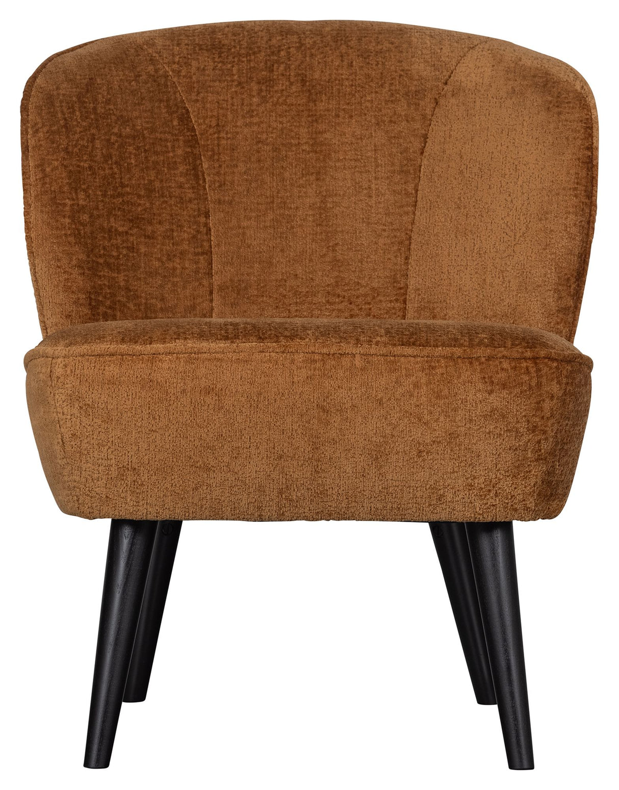 Woood Sara Loungestol, Velour m. struktur Cognac - Unoliving.com