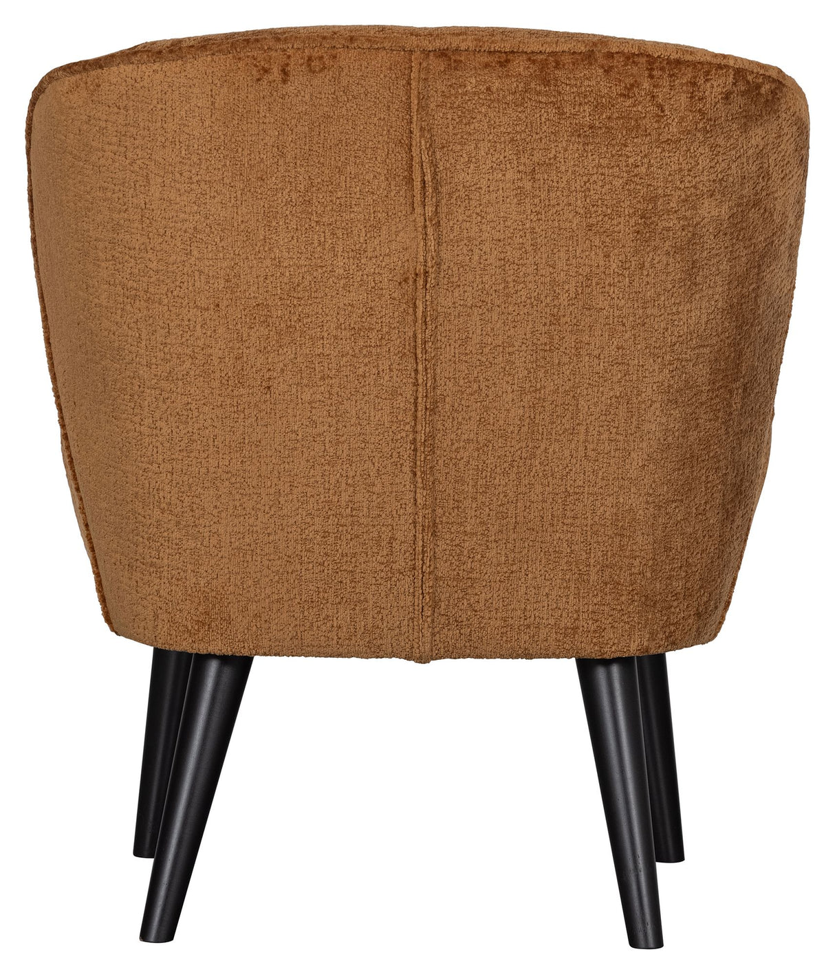 Woood Sara Loungestol, Velour m. struktur Cognac - Unoliving.com