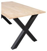 Woood Tablo Spisebord - Ubehandlet eg/X-ben, 180x90 - Unoliving.com