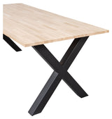 Woood Tablo Spisebord - Ubehandlet eg/X-ben, 200x90 - Unoliving.com