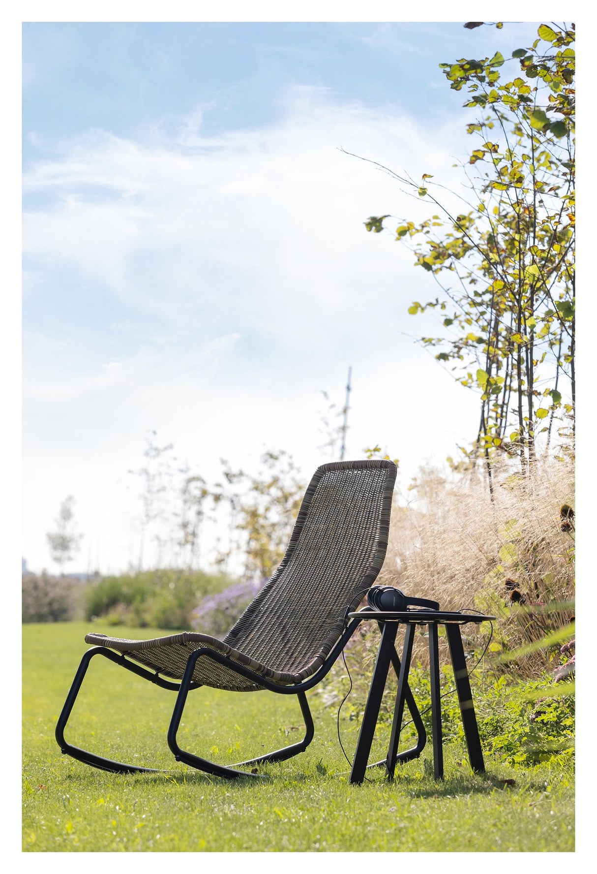 Tom Gyngestol Outdoor, Rattan/Sort metal - Unoliving.com