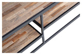 Woood Vic Sofabord - Teak/Metal, 120x60 - Unoliving.com