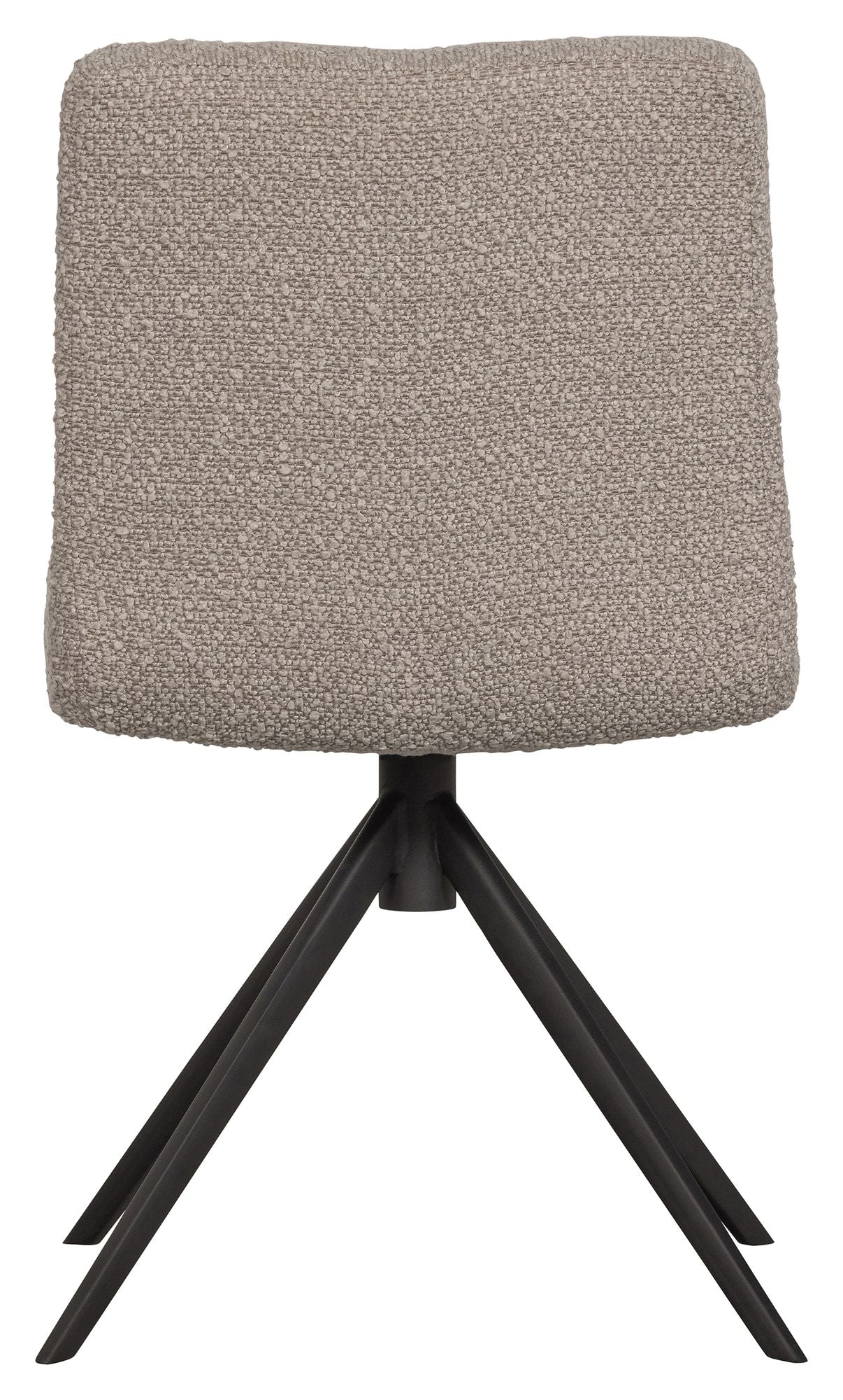 Vinny Spisebordsstol m. drejefod - Beige bouclé - Unoliving.com