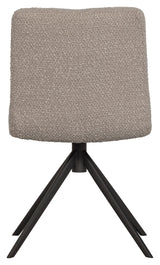 Vinny Spisebordsstol m. drejefod - Beige bouclé - Unoliving.com