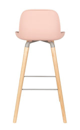 Zuiver Albert Kuip Barstol - Rosa - Unoliving.com