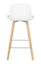 Zuiver Albert Kuip barstol - Hvid, SH: 65cm - Unoliving.com