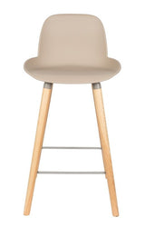 Zuiver Albert Kuip barstol - Taupe, SH: 65cm - Unoliving.com