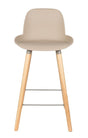 Zuiver Albert Kuip barstol - Taupe, SH: 65cm - Unoliving.com