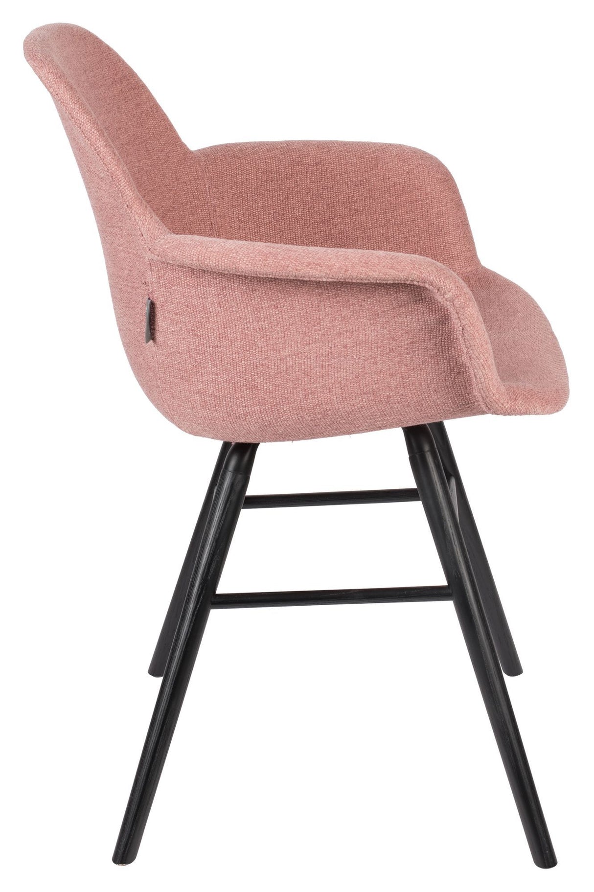 Zuiver Albert Kuip Spisebordsstol m. armlæn - Pink - Unoliving.com