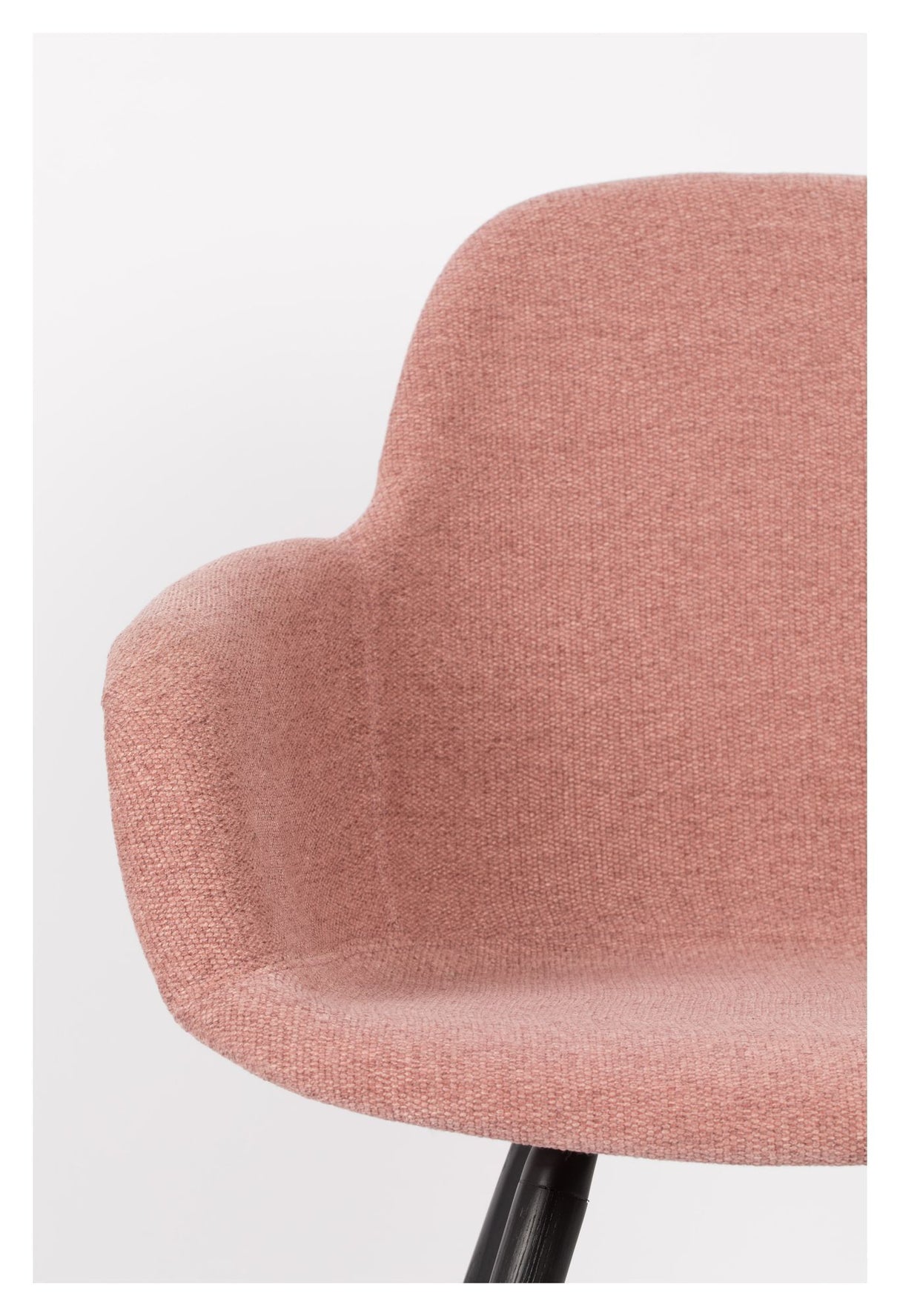 Zuiver Albert Kuip Spisebordsstol m. armlæn - Pink - Unoliving.com