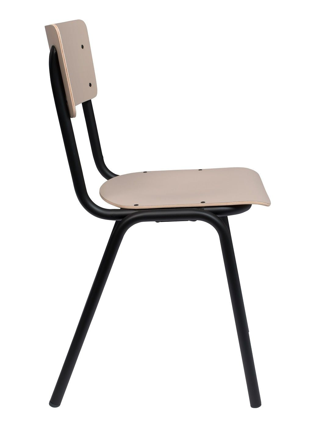 Zuiver Back to school Spisebordsstol - Mat beige - Unoliving.com