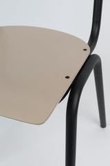 Zuiver Back to school Spisebordsstol - Mat beige - Unoliving.com