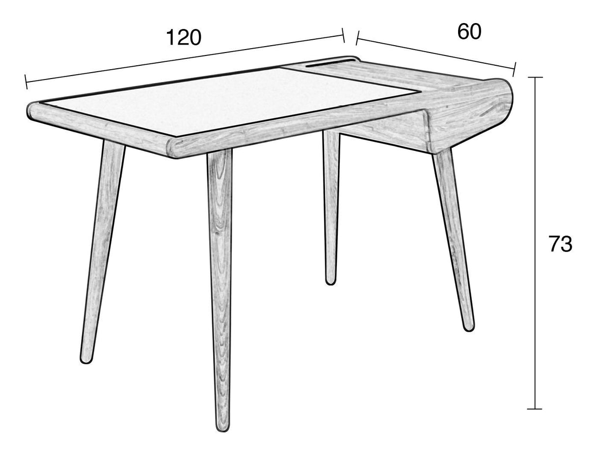 Zuiver Barbier Skrivebord - Natur - Unoliving.com