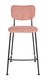 Zuiver Benson barstol - Pink, SH: 64.5cm