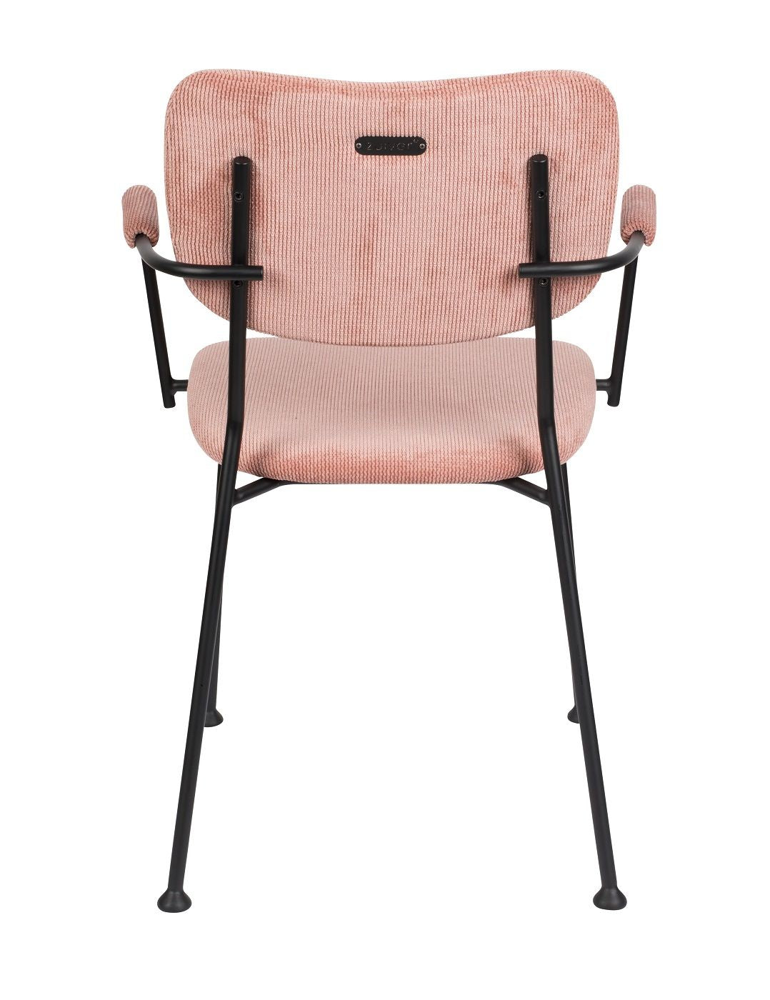 Zuiver Benson Spisebordsstol m. armlæn - Pink - Unoliving.com