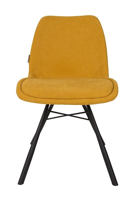 Zuiver Brent Spisebordsstol - Mustard - Unoliving.com