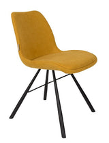 Zuiver Brent Spisebordsstol - Mustard - Unoliving.com