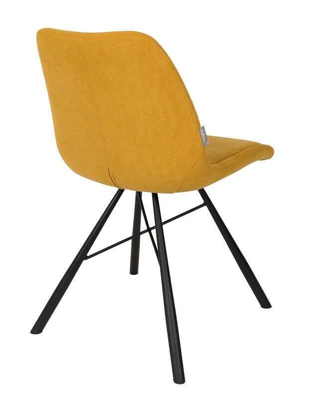 Zuiver Brent Spisebordsstol - Mustard - Unoliving.com